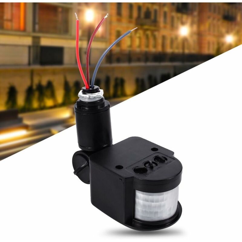 Outdoor LED Motion Sensor Switch 90250V 180 Degree Security Infrared Pir Motion Sensor Detector Wall Light Switch - Image 2