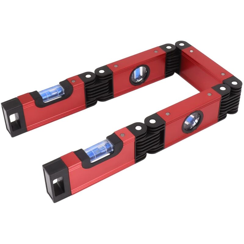 Foldable Level, 5-Section Multi-Angle Magnetic Level Tool With 4 Leveling Bubbles 45° 90° 180° Multifunction - Image 1