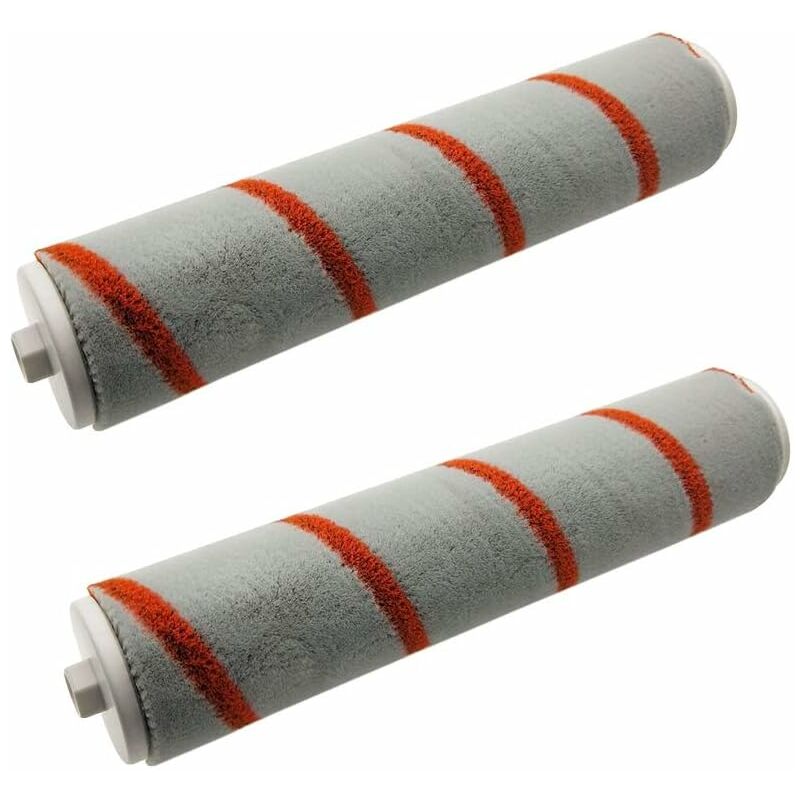 2 Pack Replacement Brushes For Xiaomi Mijia Dreame V9 Handheld Vacuum Cleaner, Hepa Spare Parts Kit, Soft ROller Brush - Image 1