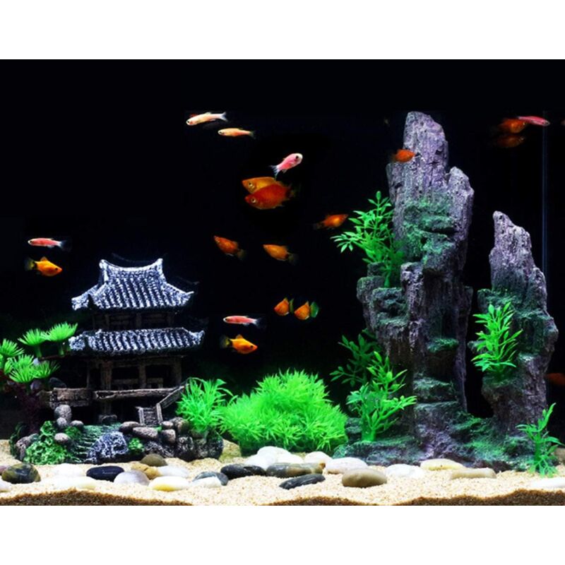 Classic Resin Aquarium Decoration Realistic  Eco-Friendly Castle - Image 3