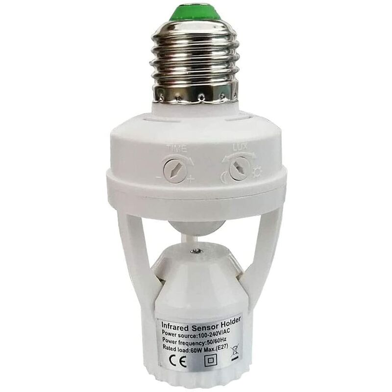 Pir Motion Sensor Light Bulbs With E27 Base For Indoor Use With Time And Light Setting - Image 1