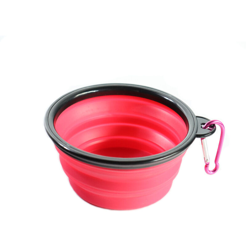 2 Dog Bowl Foldable Travel Dog Water Bowl Portable Cat Pet Silicone Food Bowl Small - Image 4