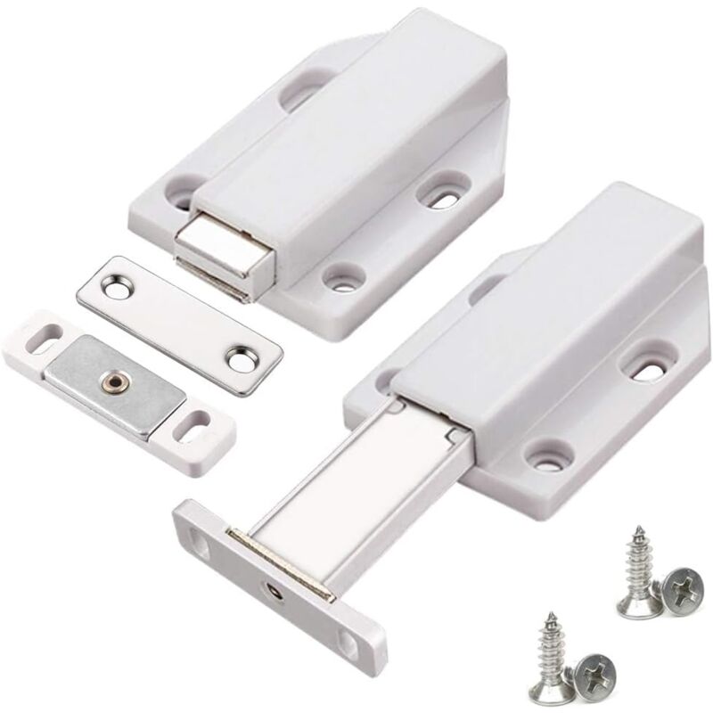 Push To Open 2 Pieces Push Open Push Door Cupboard Magnet Closure For Cabinet Drawer System Magnetic Latch Lock Push - Image 1