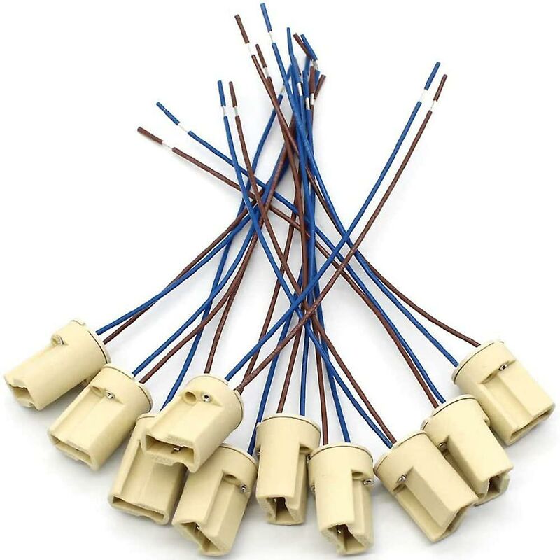 10 pcs G9 Ceramic Lamp Holder,Halogen Lamps Ceramic Connector Socket,G9 Lamp Holder 250V G9 Socket Ceramic Light Lamp - Image 1