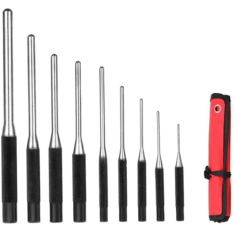9 pcs Pin Punch Set, Pin Removal Tool For Auto Repair, Watch, Jewelry And Crafts (9 pcs) - Image 1