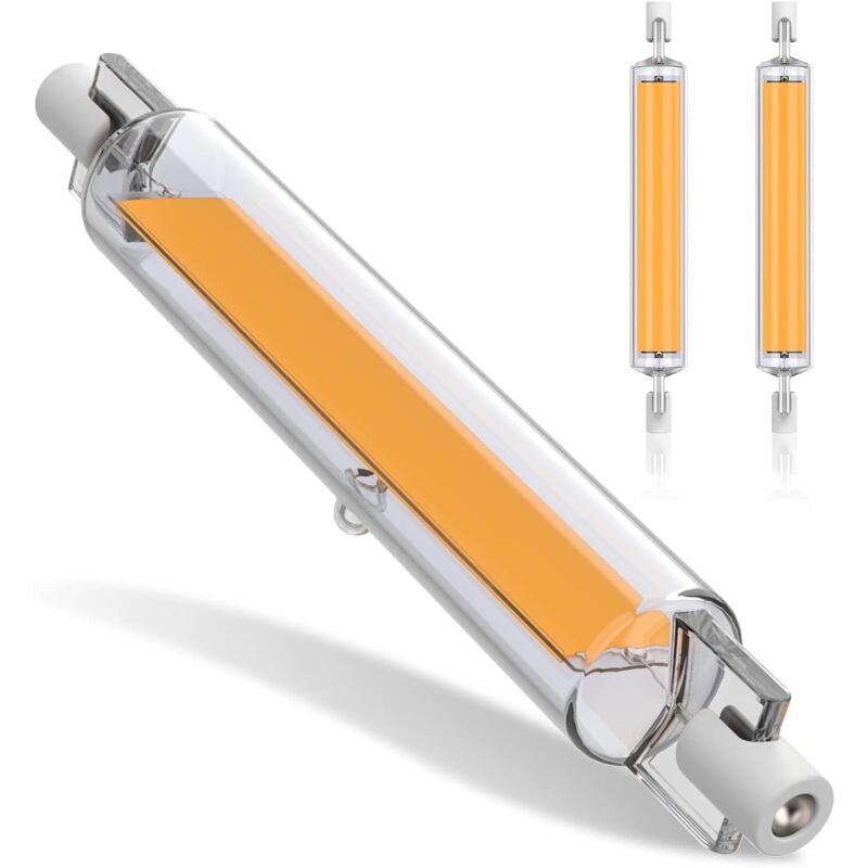 20W R7S LED Bulbs 118Mm Dimmable, Warm White 3000K, Double Ended Cob Bulbs 2000Lm, 360° Beam Angle Lighting, Ac - Image 1