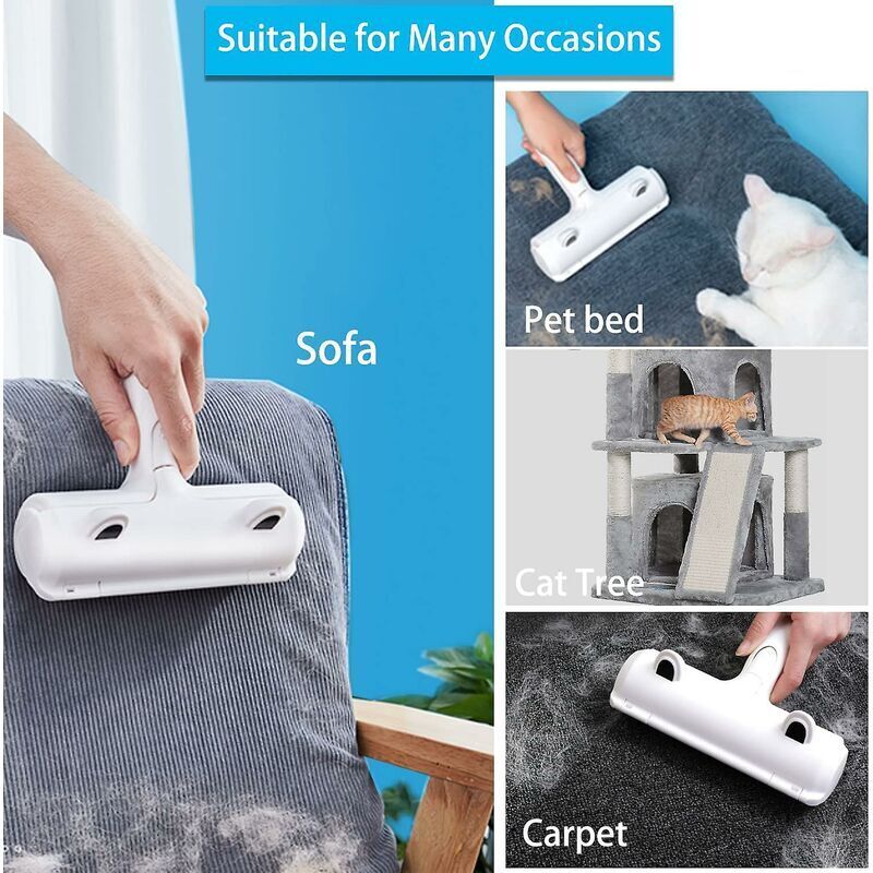 Pet Hair Remover Brush For Cats And Dogs, Reusable Magic Hair Remover Brush, Pet Hair ROller, Hair Remover - Image 3