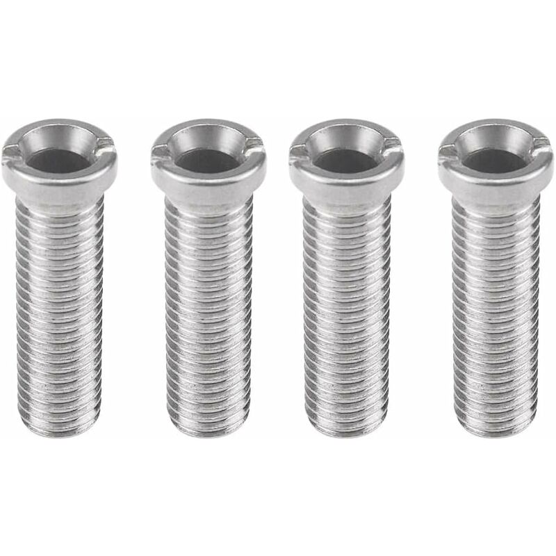 4 pcs Sink Basket Screws Stainless Steel 45Mm M12 Sink Basket Screws For Sink Strainer Plug -Silver - Image 1