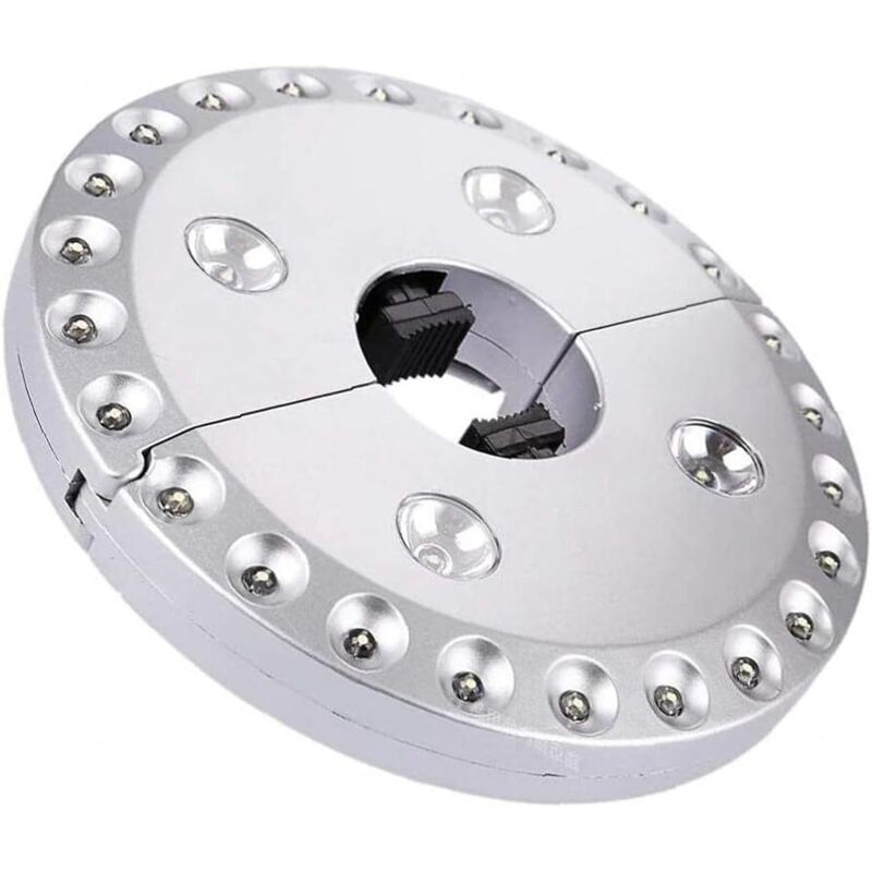 Camping Lights, LED Cordless Patio Umbrella Lights 3 Levels Dimmer Cordless Slide Light With 28 Super Bright LEDs For - Image 1