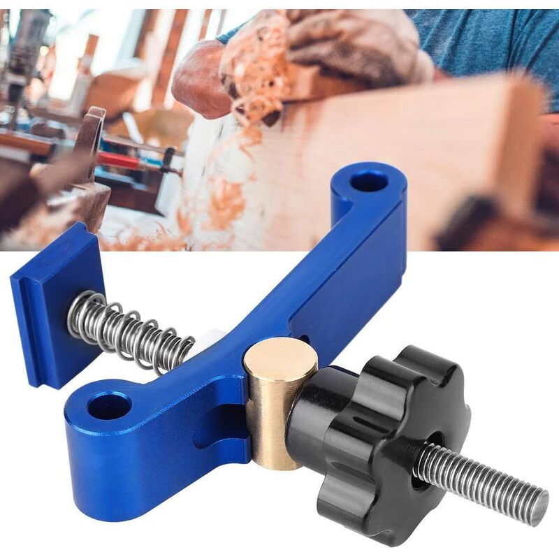 Metal T-Clamps, Multi-Purpose Aluminum Alloy T-Slot Clamp Woodworking Tool Set, Terminal Block T-Clamp Carpentry - Image 2