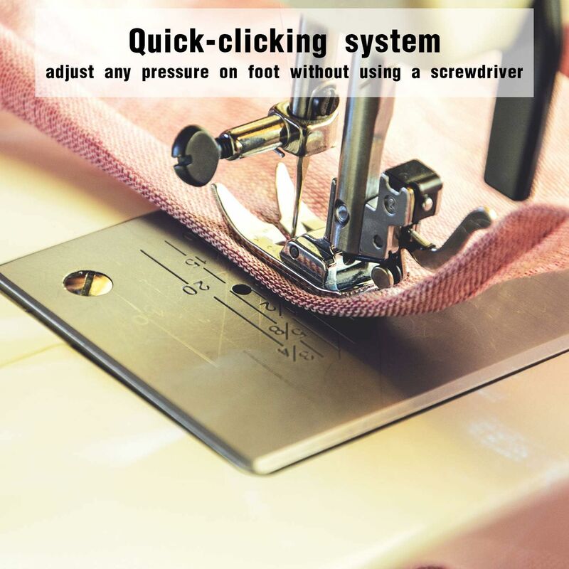 Parts Sewing Machine Presser Foot Straight Stitch Foot Universal Zig Zag Foot For Most Sewing Machines Low Shank - Image 4