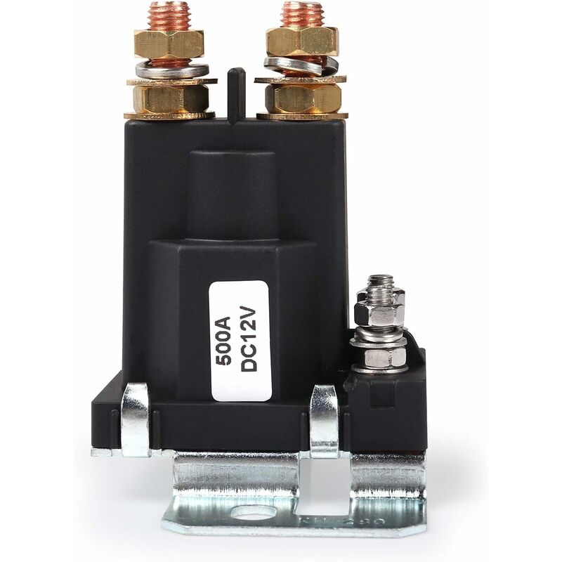 Relay 500 Amp Dc 12V 4 Pin High Current Starter Spst Car Auto Start Contactor Double Batteries Isolator On/Off Switch - Image 1