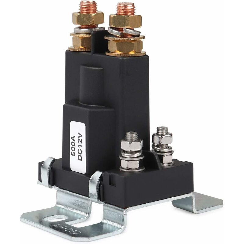 Relay 500 Amp Dc 12V 4 Pin High Current Starter Spst Car Auto Start Contactor Double Batteries Isolator On/Off Switch - Image 4