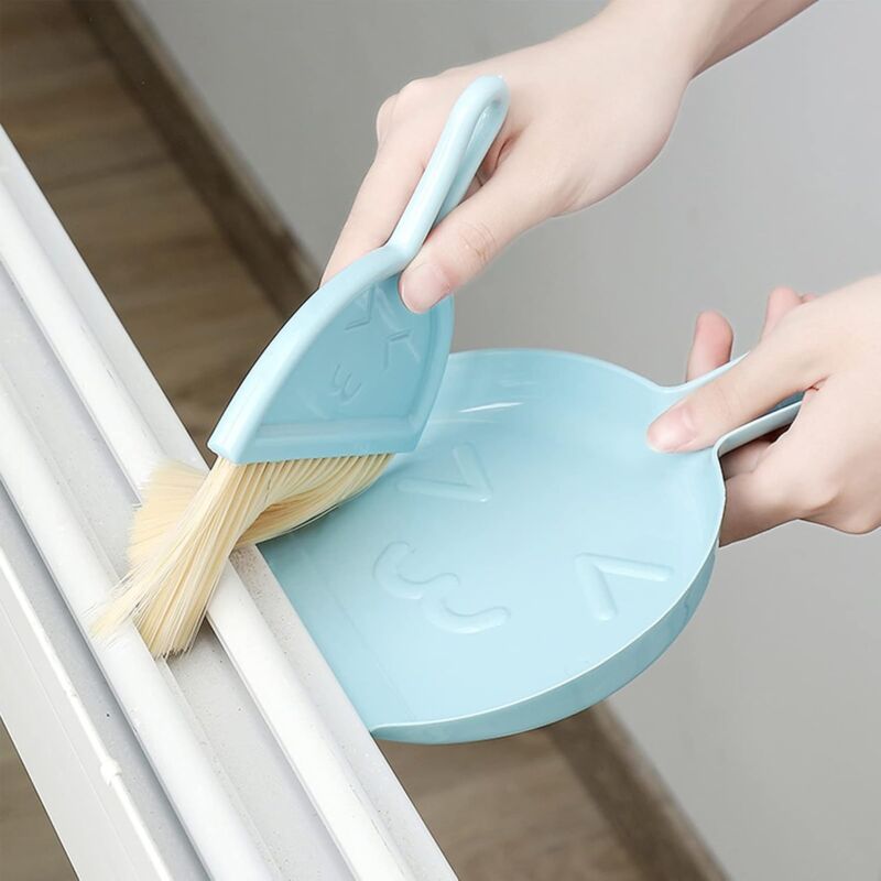 Mini Dustpan And Brush, Mini Multifunction Table Brush, Broom Dustpan And Dustpan Design, Broom And Dustpan Set Plastic - Image 4