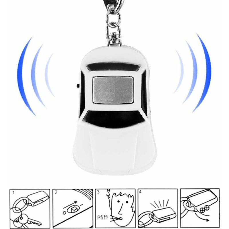 Key Finder, Key Finder With LED Flashlight, For Keys, Dogs, Cats, Wallets, Voice Control Keychains - Image 4