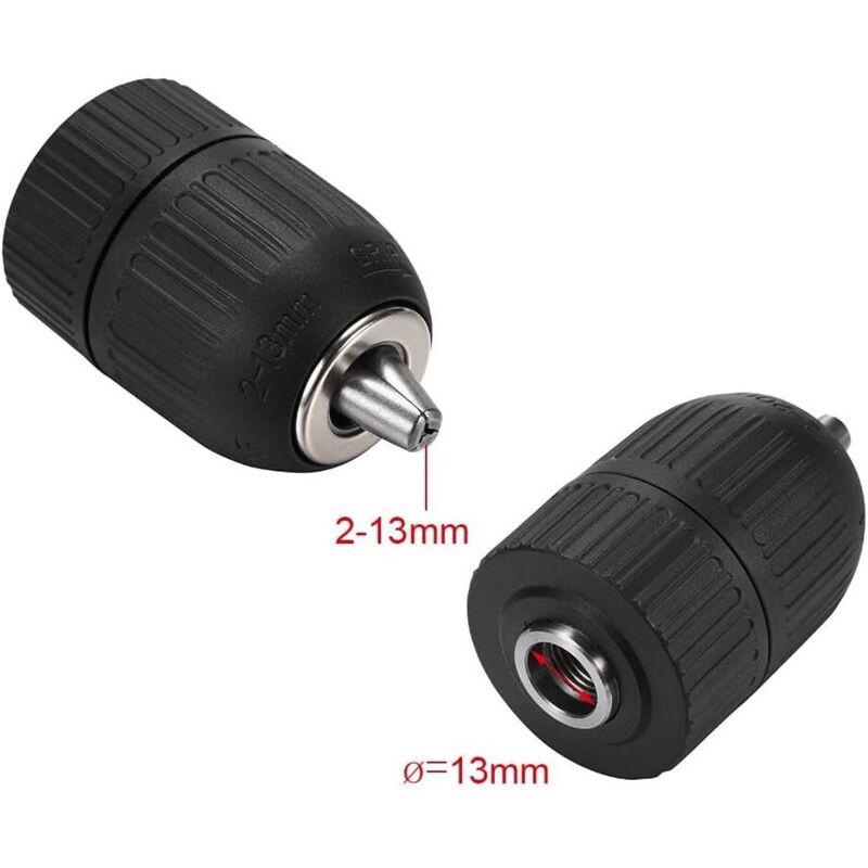 13Mm Quick Release Self-Tightening Chuck Sds Adapter Hammer Drill Bit - Image 4