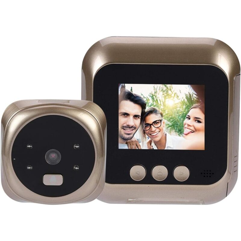 Door Viewer 2.4 Inch Hd Display Screen Smart Home Doorbell Security Camera Electronic Door Viewer For Home Surveillance - Image 1