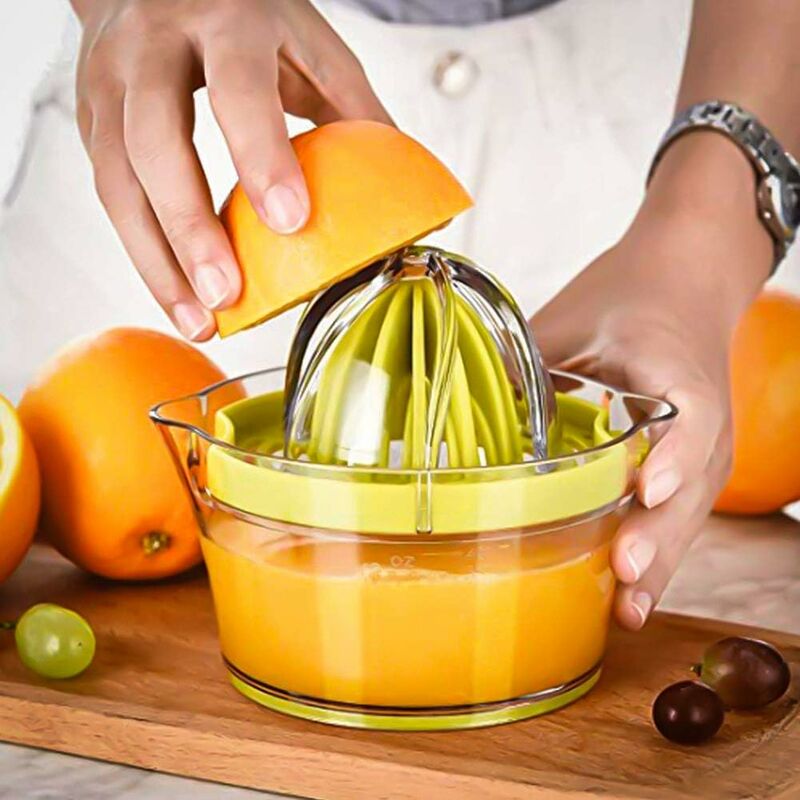 Multifunction Manual Juicer, 4 In 1 Citrus Juicer For Oranges, Lemons, Citrus Fruits, With 1 Reamer, Engraved - Image 2