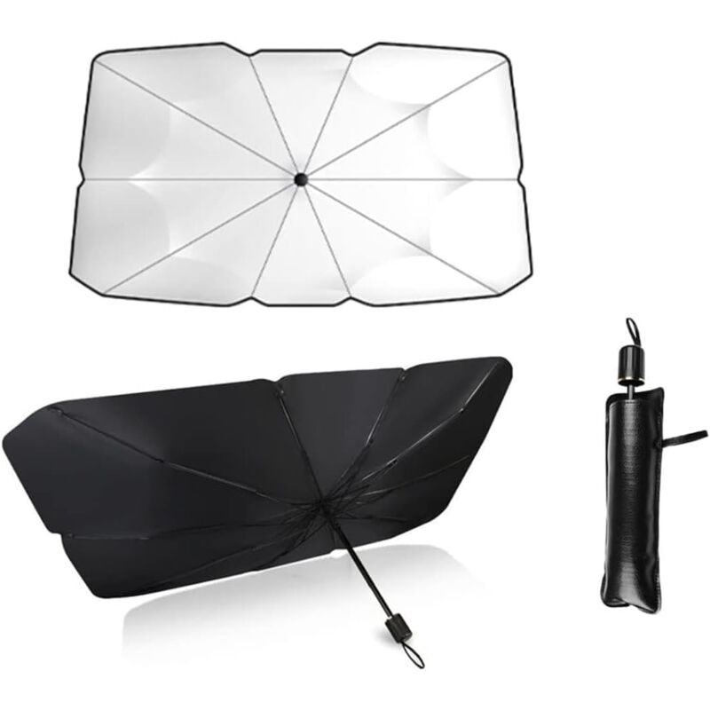 Car Sun Shade, Windshield Interior Sunshade, Foldable Car Sunshade, Blocks 99.9% Of Uv Rays For Car, Suv, Truck, Hgv - Image 1