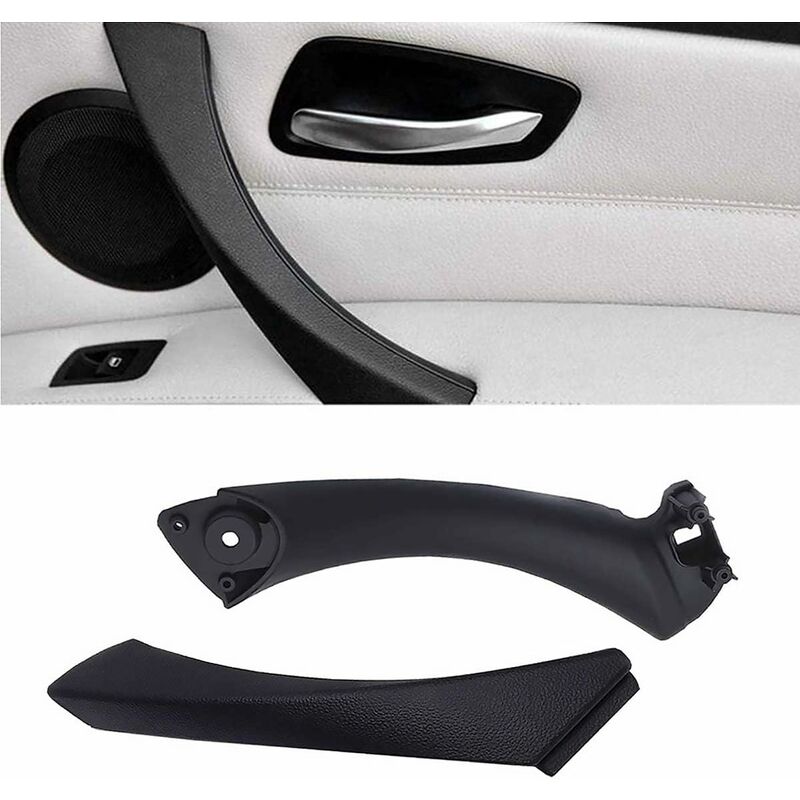 Compatible With 3 Series E90/E91/E92/E93 Door Handle, Right Passenger Door Pull Handle + Outer Cover (Fit 3 Series - Image 1
