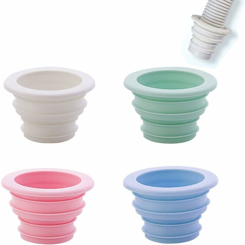 4 pcs Deodorizing Drain Seals Sewer Seals Drain Plug Rings For Washing Machine Kitchen Cleaning Tools - Image 2