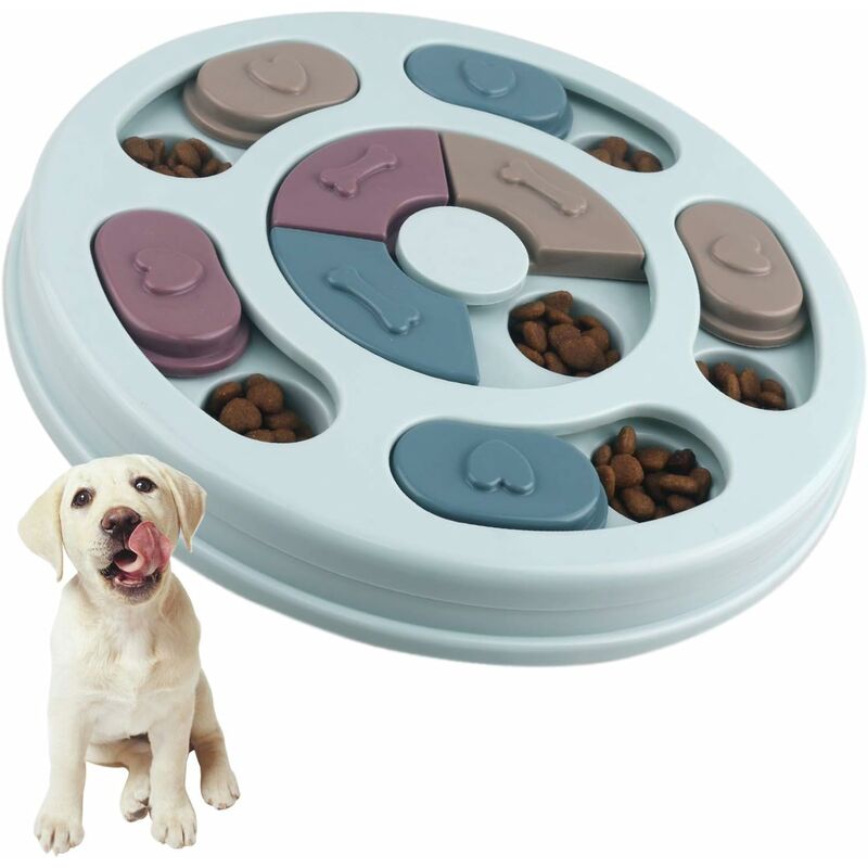 Smart Dog Toys, Slow Down Eating Dog Toys, Non-Slip Intelligence Puzzle Toys For Dogs, Puppy And Cats - Image 1