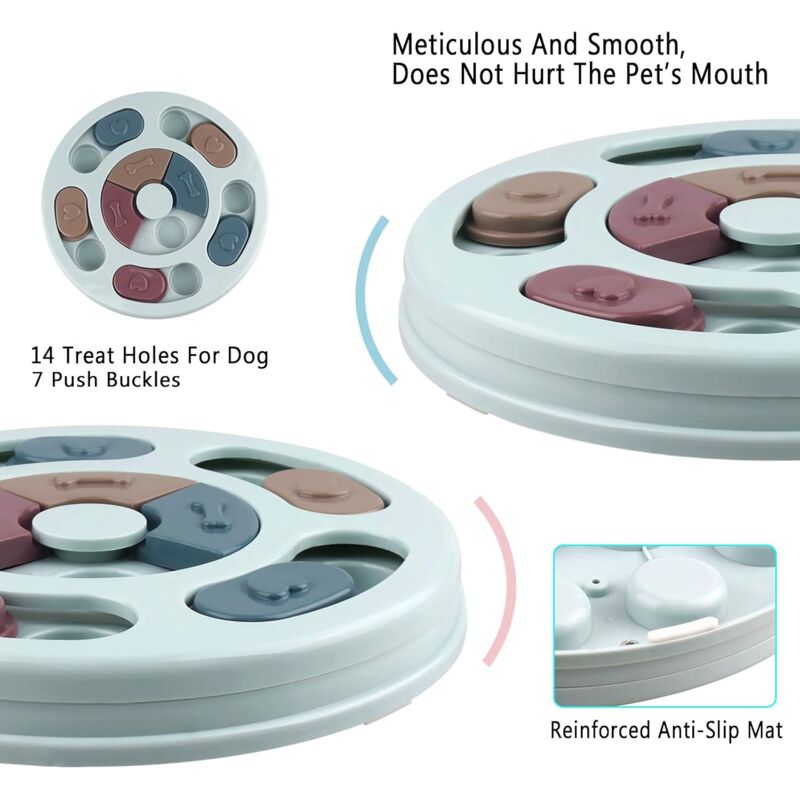 Smart Dog Toys, Slow Down Eating Dog Toys, Non-Slip Intelligence Puzzle Toys For Dogs, Puppy And Cats - Image 3
