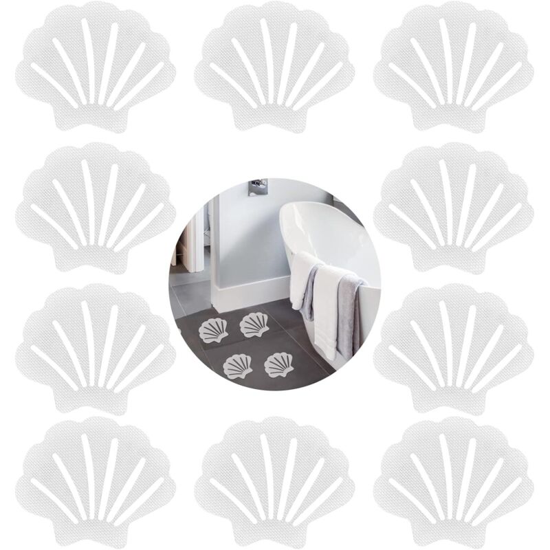 20 pcs Non Slip Shower Stickers, Anti Slip Stickers Safety Bathtub Strips For Bathtub, Showers, Adhesive Strips, - Image 1