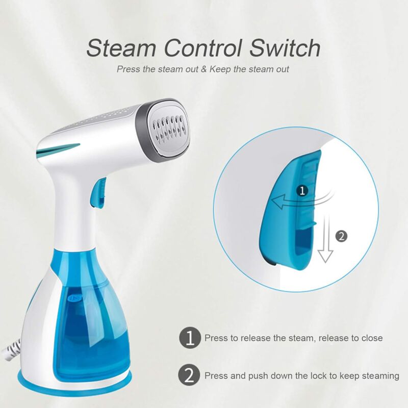 Garment Steamer 1000W 280Ml Handheld Vertical Iron Portable Ironing Wrinkle Remover Fast Heating For Fabric And Textile - Image 3