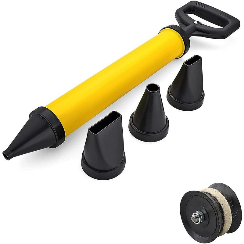Cement Grout Gun Mortar Joint Gun - Manual Mortar Pump With 4 Nozzles - Mortar Gun With Accessories - Image 1