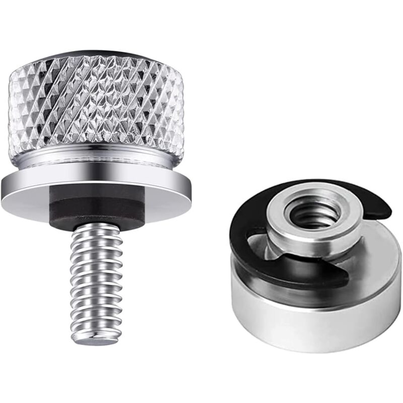 Motorcycle Seat Mounting Bolt Nuts Set 1 Set Seat Mounting Bolt Motorcycle Aluminum Saddle With Thread For Harley - Image 1