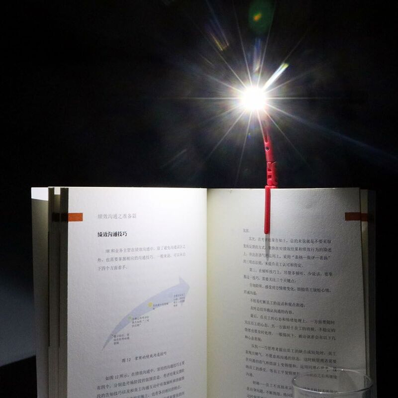 Adjustable Foldable Battery Powered Reading Light (Blue) - Image 3