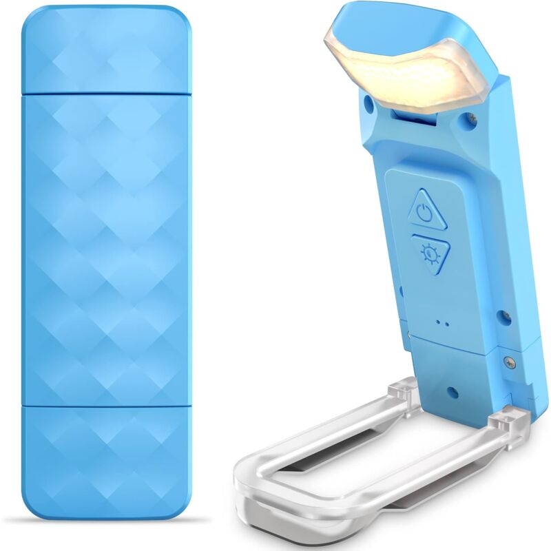 Rechargeable Book Light, Portable Book Light For Reading, 3 Color Temperatures And 5 Brightness Levels, Gift For Kids - - Image 1