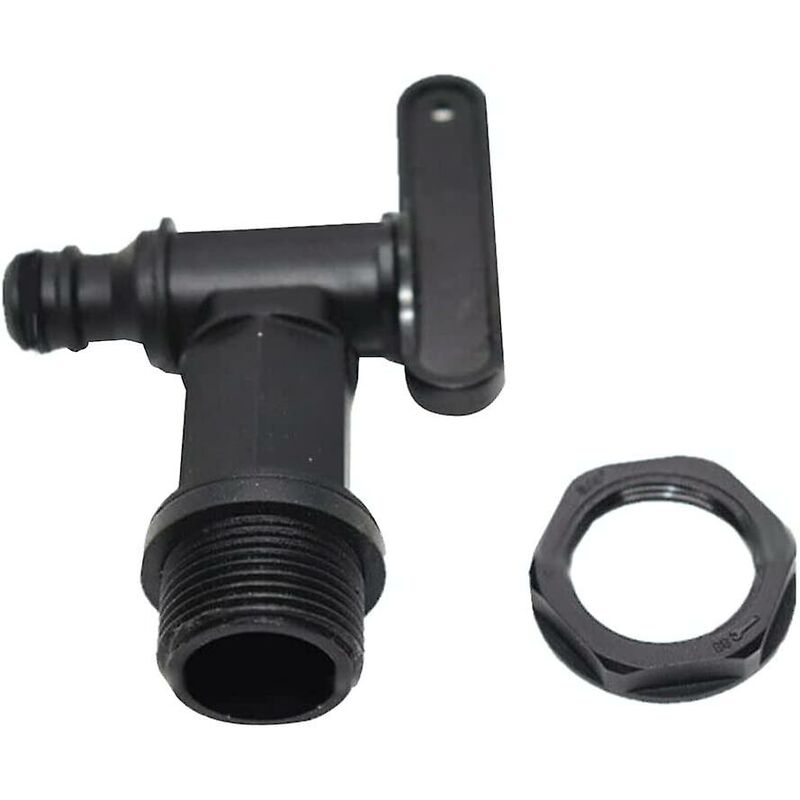 1000L Plastic Tank Faucet, Ibc Water Storage Box Adapter, Garden Hose Faucet Adapter, For Rainwater Collector, Fuel - Image 1