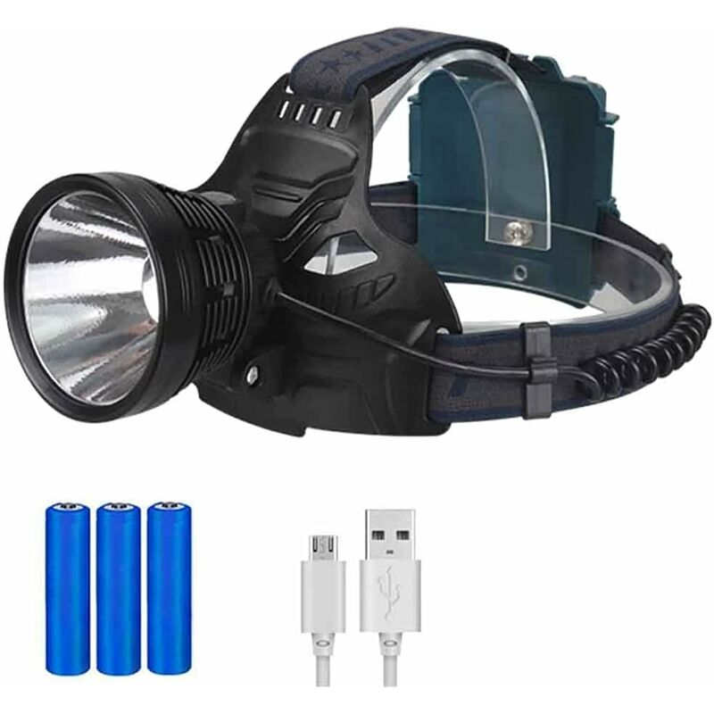 Rechargeable LED Headlamp For Adults, Ipx5 Waterproof Usb Rechargeable Headlamp For Camping, Running, Hunting - Image 1