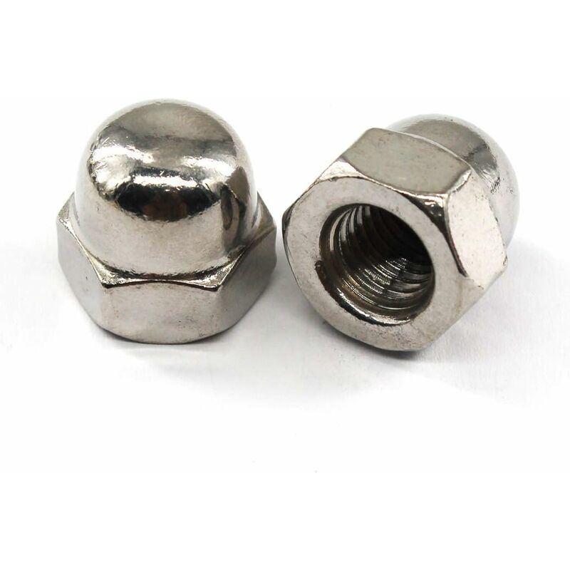 M6 Acorn Cap Nut Hex Nut Set 304 Stainless Steel (30 pcs) - Image 3