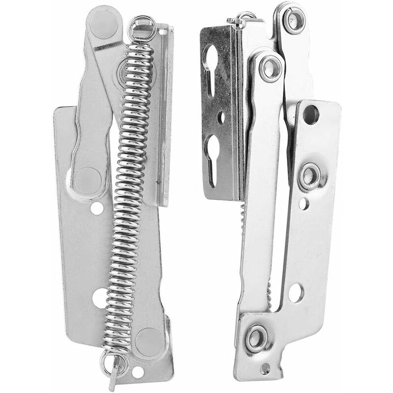 2 pcs Durable Steel Folding Support Hinges For Cupboard, Wardrobe, Cabinet, Door - Image 1