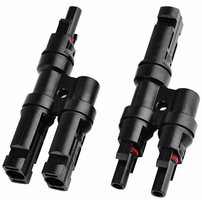 Solar Panel Mc4 Branch Connectors T/Y Cable Splitter Fitting - Image 1