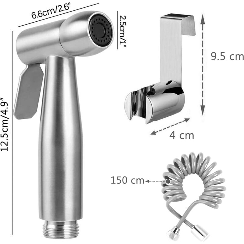 High Quality Toilet Bidet Kit With Water Tank Hook And 59