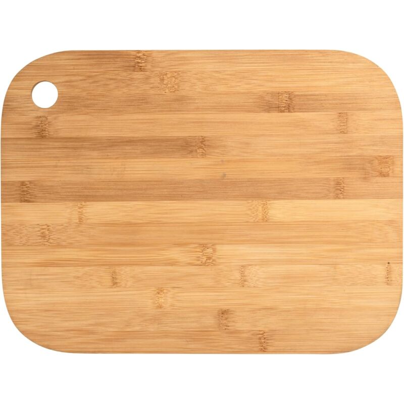 Bamboo Cutting Board M - Kitchen Board, Cutting Board With Grip Hole, Blade-Friendly, Bamboo, 30 X 0.8 X 20 Cm, Brown - Image 2