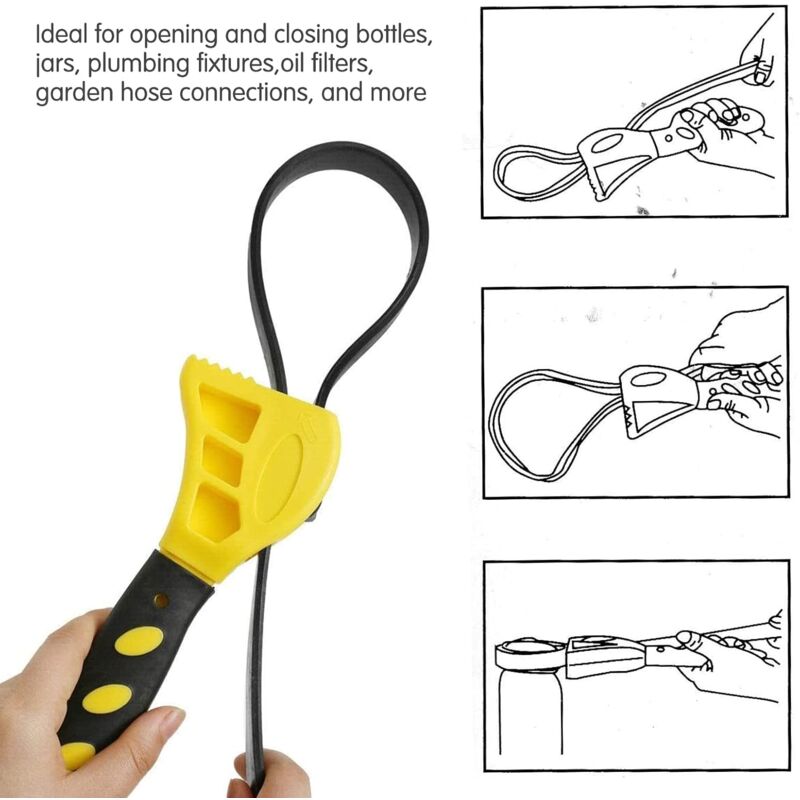 Clé À Sangle Réglable Pour Filtre, 2 Clés 6/8
