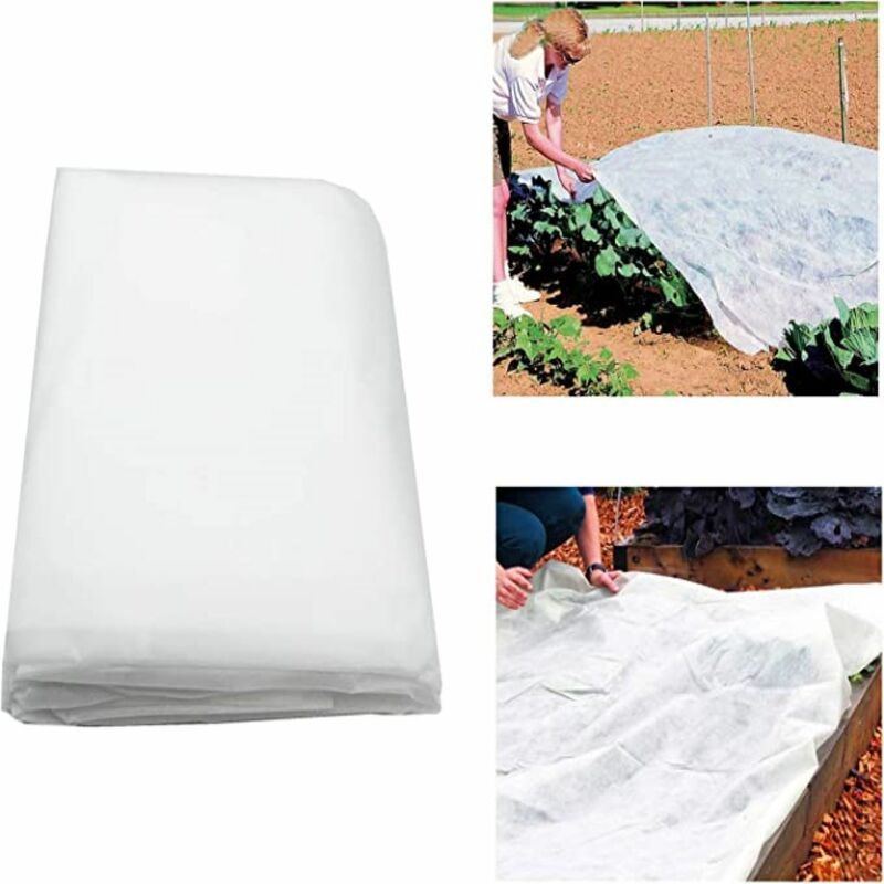 Wintering Fleece ROll - 2 X 10 M - 30 G/M2 - White - Image 1