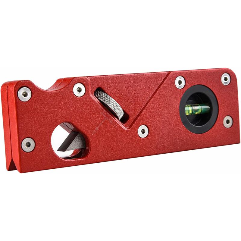 Lightweight Wood Hand Planer Manual Adjustable Wood Chamfer Planer For Smoothing Contours - Red - Image 1