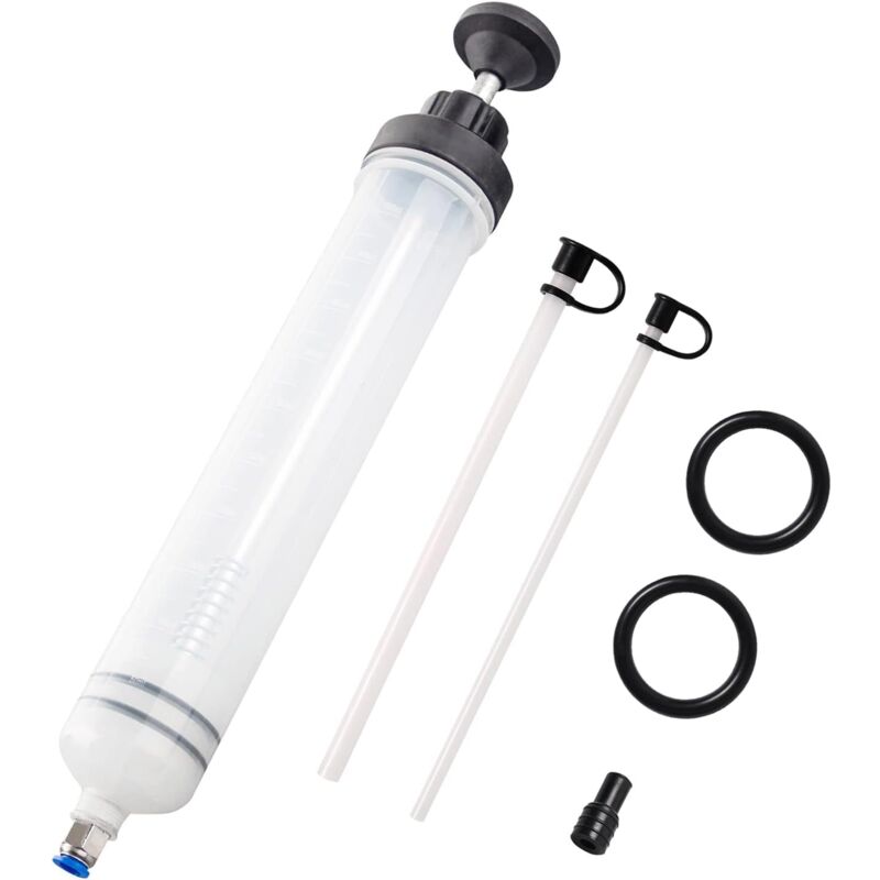 Oil Syringe 500Ml Oil Suction Syringe-Transfer Pump,Brake Fluid Syringe With Extension Tube-Drain Syringe Hand Pump - Image 1