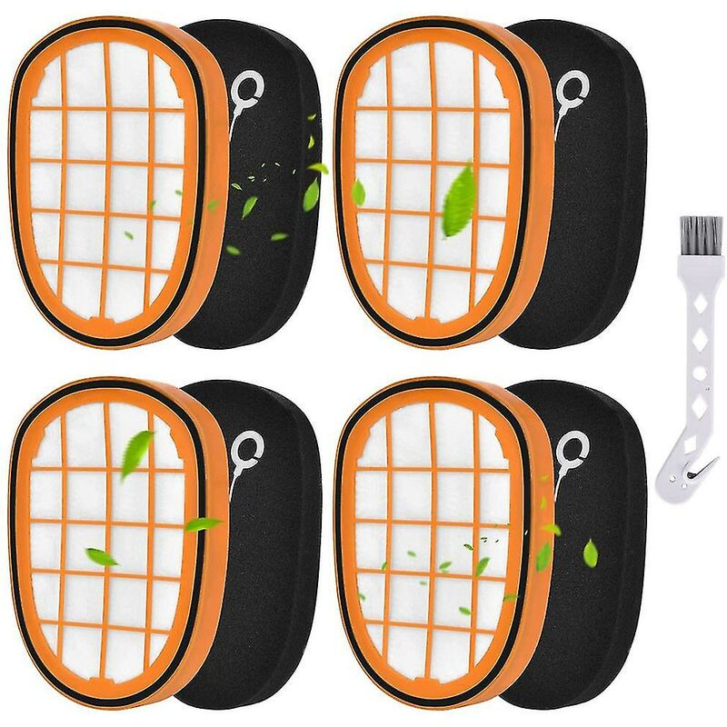 4 Packs De Filtres Pour Philips Speedpro Max Aqua Handheld Fc6812 Fc6813 - Image 1