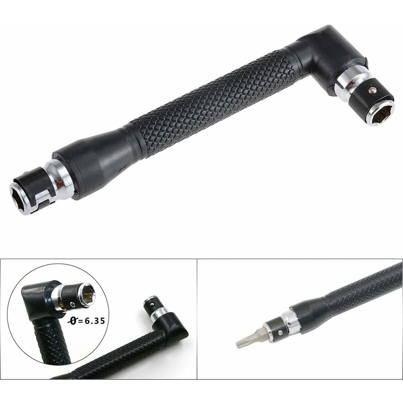 L-Shaped Socket Wrench Set - 1/4