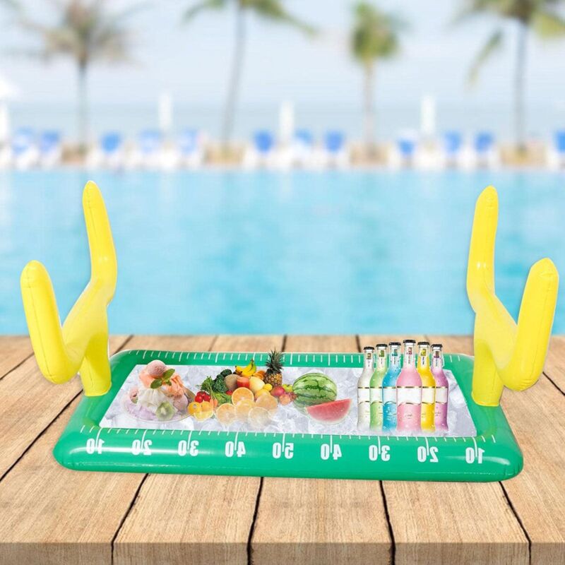 Pool Cup Holder,Inflatable Drink Holder,Fruit Beverage Bar Pool Float Summer Beach,For Outdoor Water Party Swimming Toy - Image 2