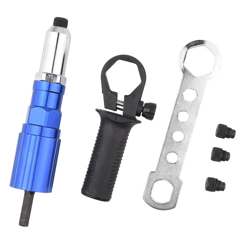 Blind Rivet Adapter To Rivet Gun - Riveting Bits For Cordless Screwdriver And Drill - Image 1