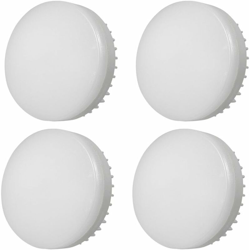 Dimmable LED Gx53 7W 85-265V Cabinet Light Die-Cast Aluminum Wall Light 4 pcs Cool White 6000K - Image 1