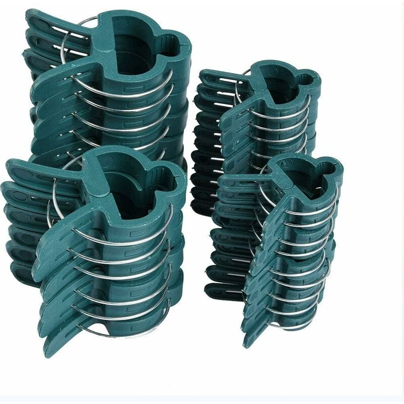 100 pcs Plant Clips, Spring Clips Plant Support For Tomatoes And Vine Vegetables - Image 1